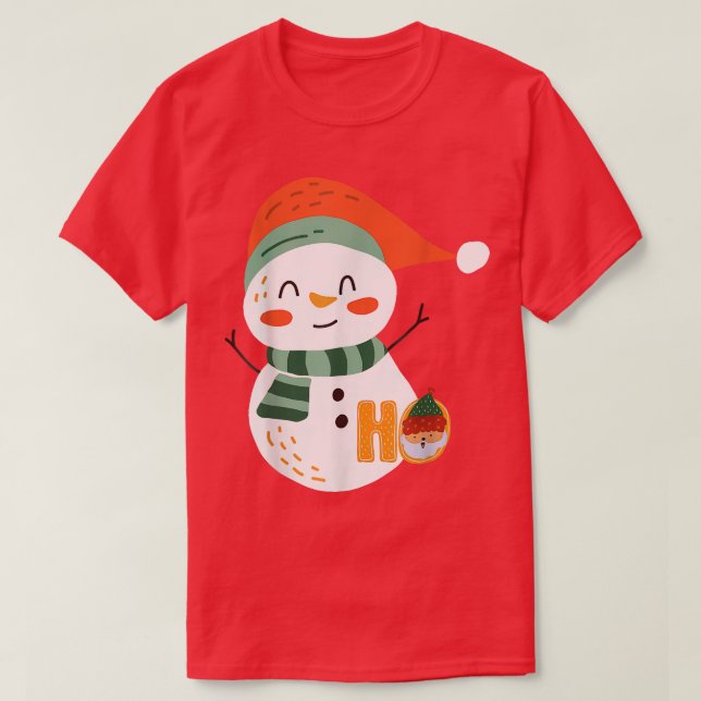 T-shirt Happy Xmas Party 2022 Matching Snow Bear Special E (Design devant)