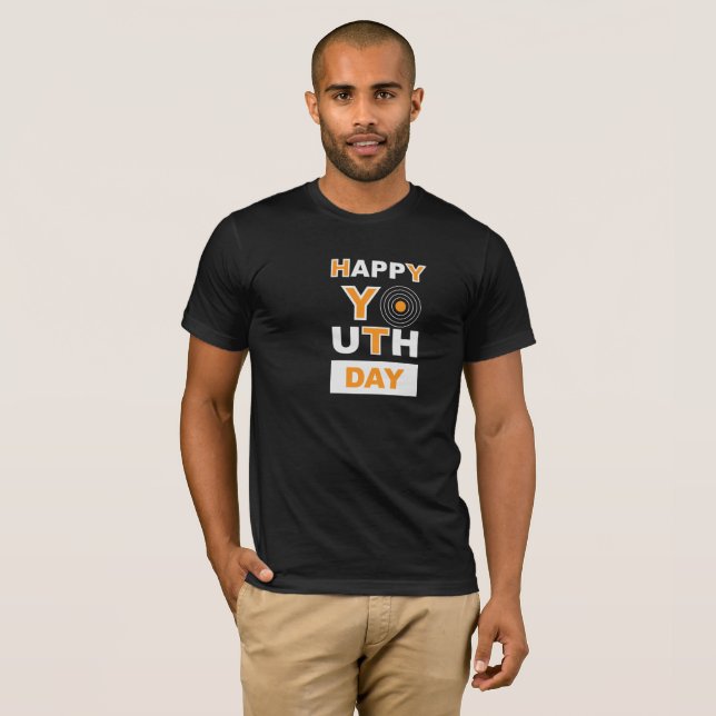 T-shirt happy youth day  youth day t shirt   (Devant entier)