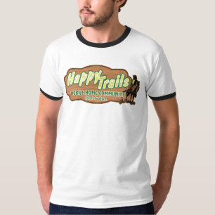 T-shirt happytrailsmobilehome