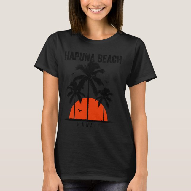 T-shirt Hapuna Beach Hawaii Surf Surf Surf (Devant)