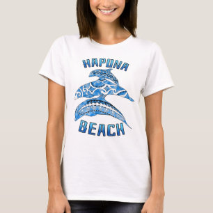 T-shirt Hapuna Beach Hawaii Vacances Dauphins Tribaux de H