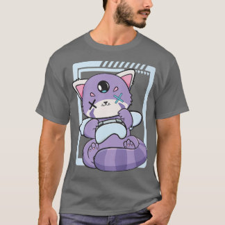 T-shirt Harajuku Red Panda Jeu Decora Fairy Kei Anime N