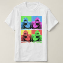 T-shirt Harambe Pop Art