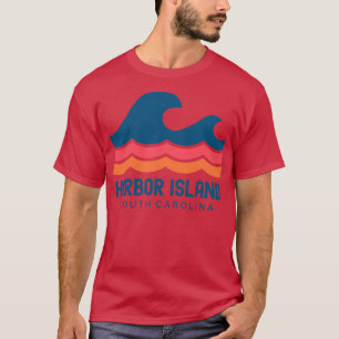 T-shirt Harbour Island South olina Vague Vintage