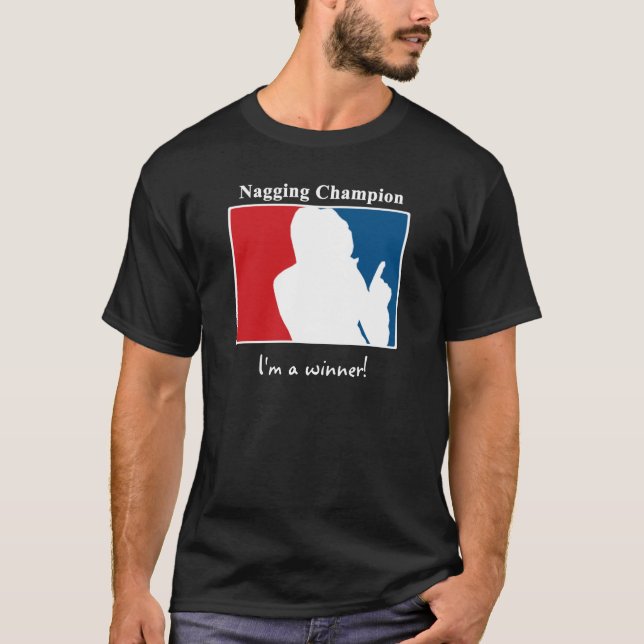 T-shirt harcelant de champion pour des femmes (Devant)
