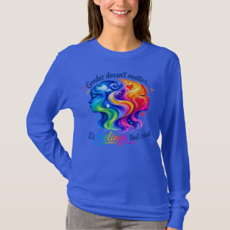 T-shirt Hardball Syndicate Femmes Sentiments Arc-en-ciel L