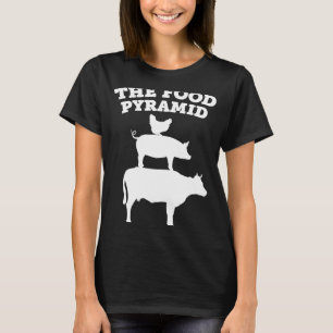 T-shirt Hardcore Carnivore Diète Alimentation Pyramide Via