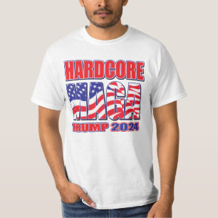 T-shirt Hardcore MAGA Trump 2024