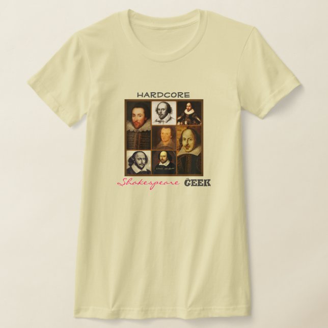 T-shirt Hardcore Shakespeare Geek T - Chemise (Poser)