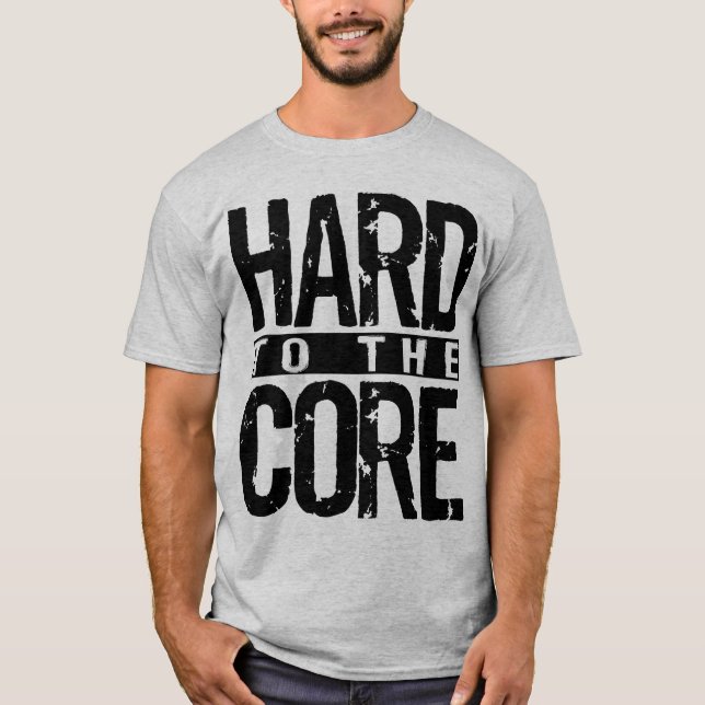 T-shirt hardtothecore01-black (Devant)