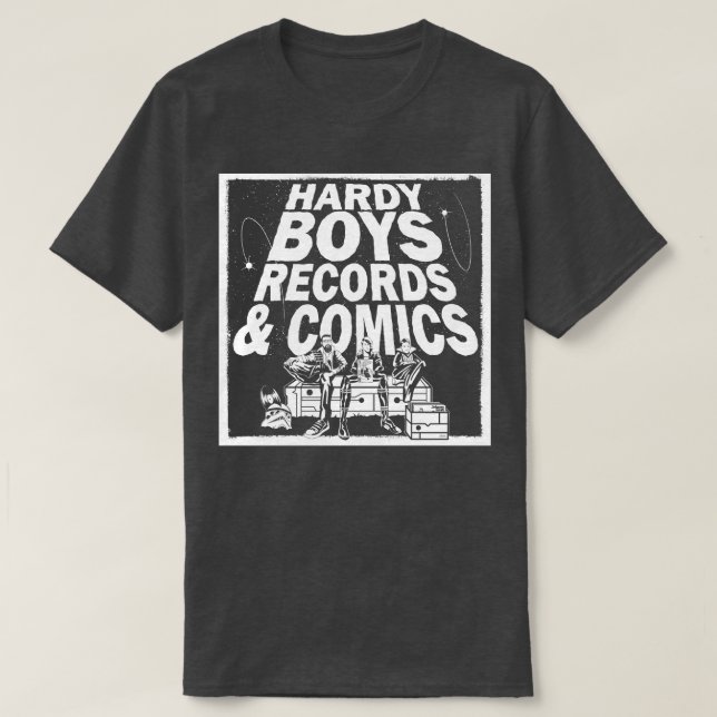 T-shirt Hardy Boys Records et Comics On Dark (Design devant)