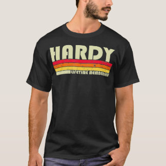 T-shirt HARDY Nom de famille Funny Retro Vintage 80s 90s A