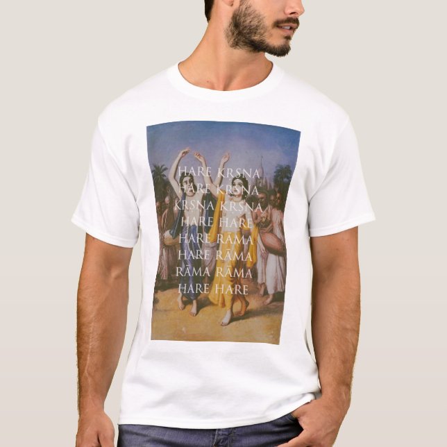 T-shirt Hare Krishna Hare Rama (Devant)