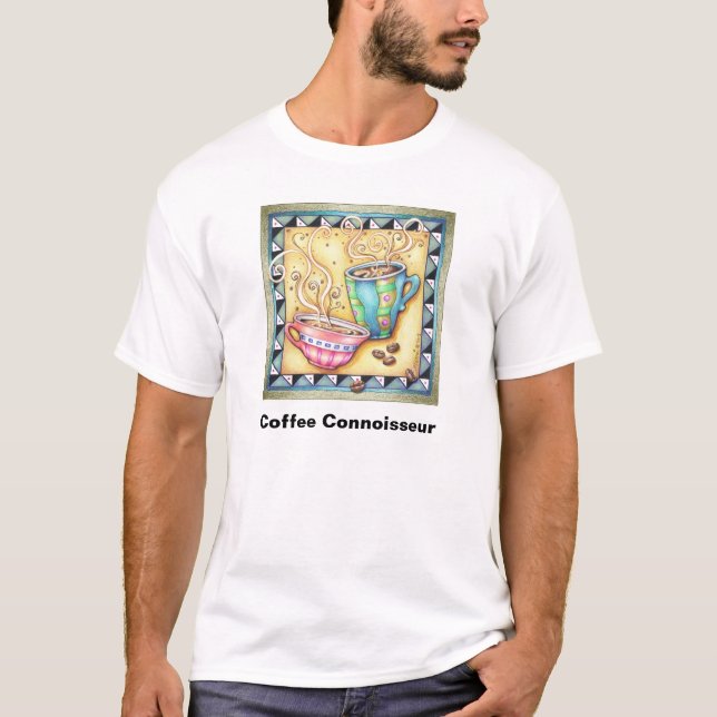 T-SHIRT - HARICOTS COOL ! ART DU CAFÉ (Devant)