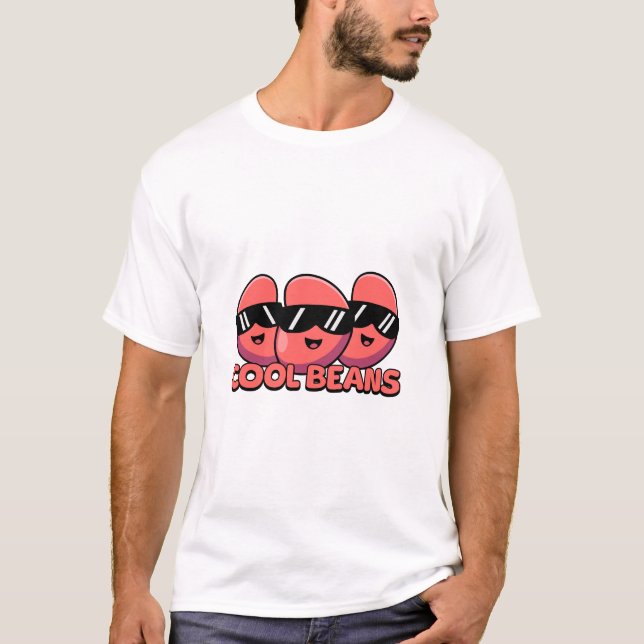 T-shirt Haricots cool ! Cute Kidney Bean Pun (Devant)