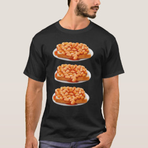 T-shirt Haricots Sur Le Costume De Toast Idée Pour Les Fem