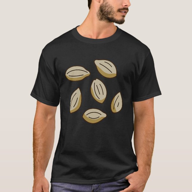 T-shirt Haricots Végétalien Légume (Devant)