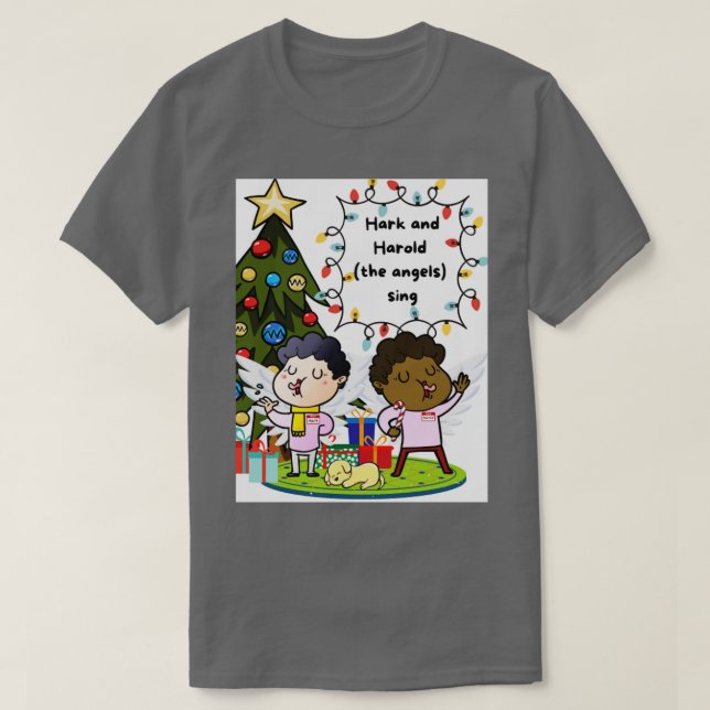 T-shirt Hark et Harold les anges chantent (Design devant)
