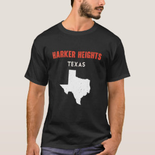 T-shirt Harker Heights Texas USA State America Travel Texa