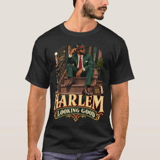 T-shirt Harlem a fière allure New York City
