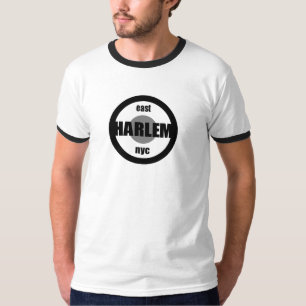 T-shirt Harlem chemise noire et grise de New York City de