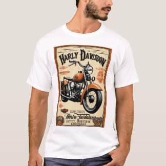 T-shirt Harley Davidson Customisé Tee - shirts