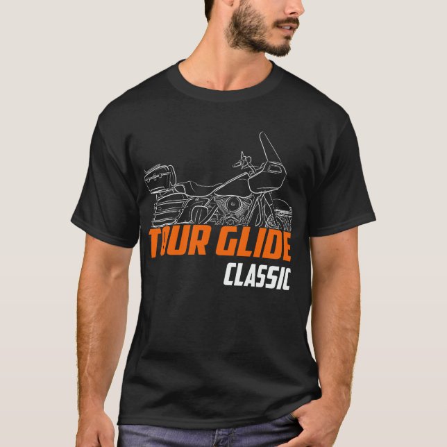 T-shirt Harley-Davidson FLTC Tour Glide Classic 1984-1991 (Devant)