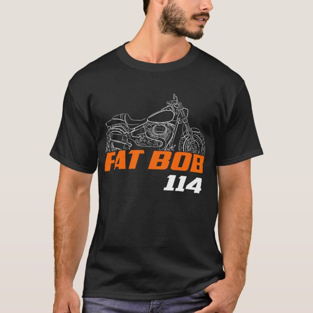 T-shirt Harley-Davidson FXFBS Softail Fat Bob 114 2018-24 (Devant)
