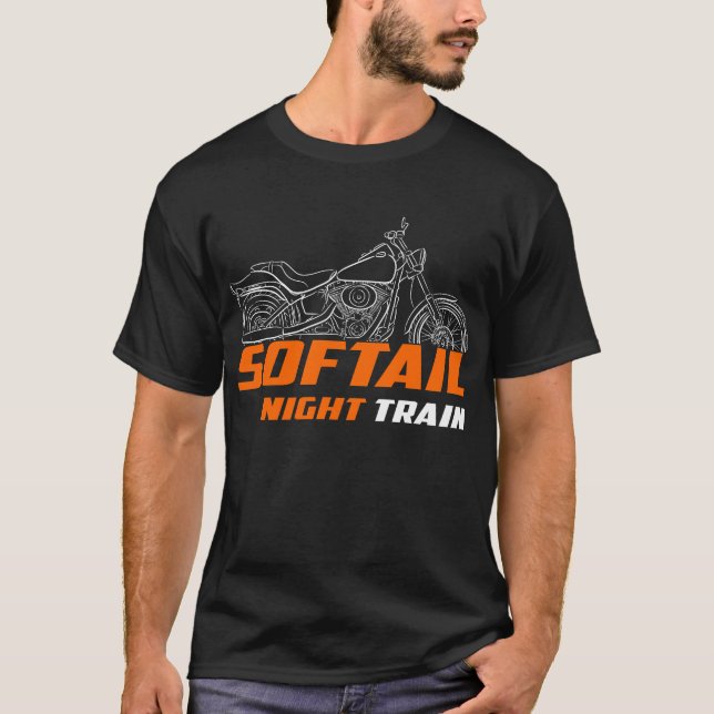 T-shirt Harley-Davidson FXSTB & FXSTBI Sofight Train (Devant)