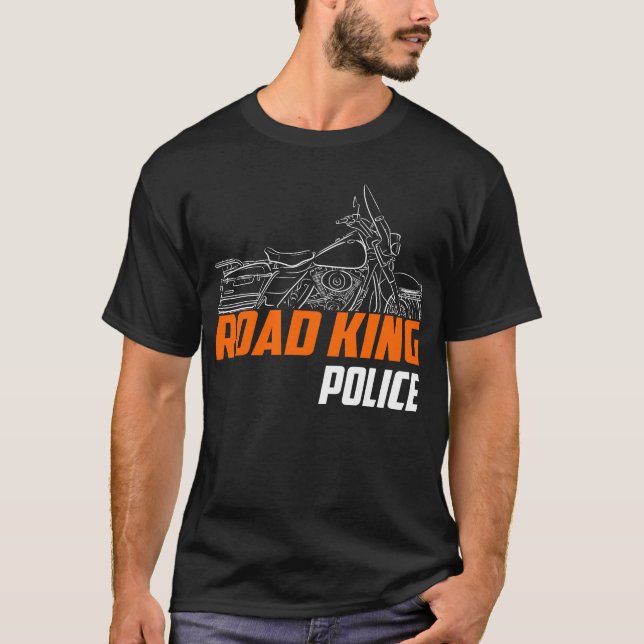 T-shirt Harley-Davidson Road King Police FLHPI 2003 (Devant)