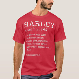T-shirt Harley Funny Hommes adultes Prénom Définition Pers