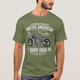 T-shirt Harley Indian Motorcycle classique sur mesure