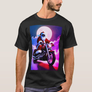 T-shirt "Harley Père Noël Ride : Festive Biker