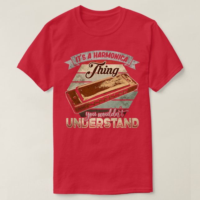 T-shirt Harmonica 15 (Design devant)
