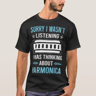 T-shirt Harmonica à bouche non écouté