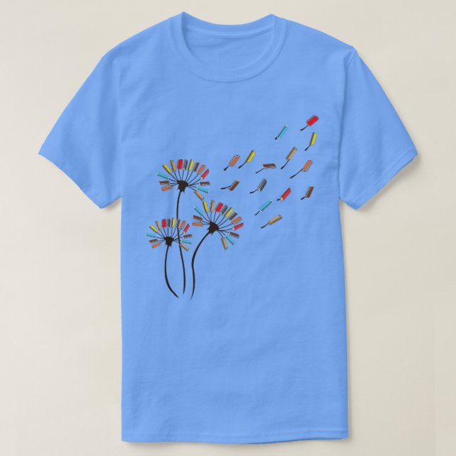 T-shirt Harmonica Chemise Dandelion Harmonica Lover (Design devant)