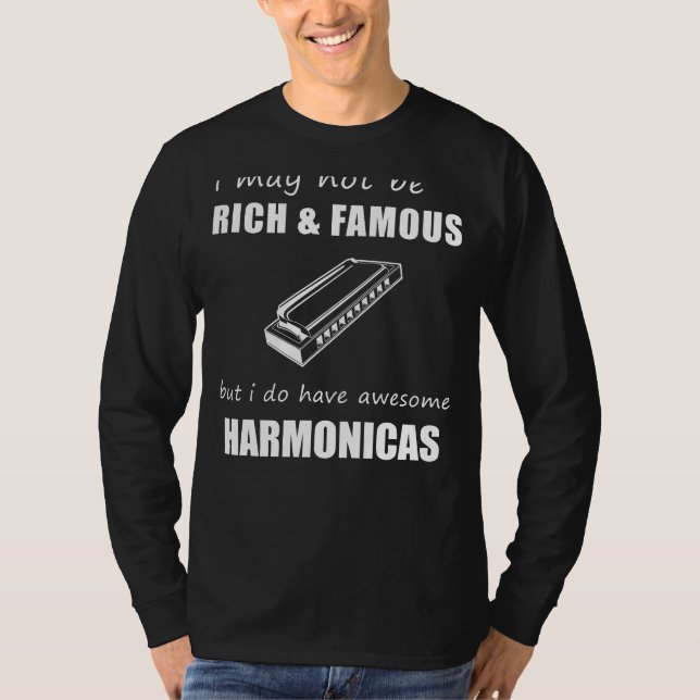T-shirt Harmonica Hero : Unleash Musical Brilliance avec u (Devant)