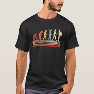 T-shirt Harmonica Player Évolution De Man Vintage Retro W