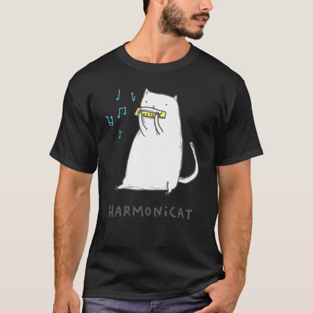 T-shirt Harmonicat Music Catch (Devant)