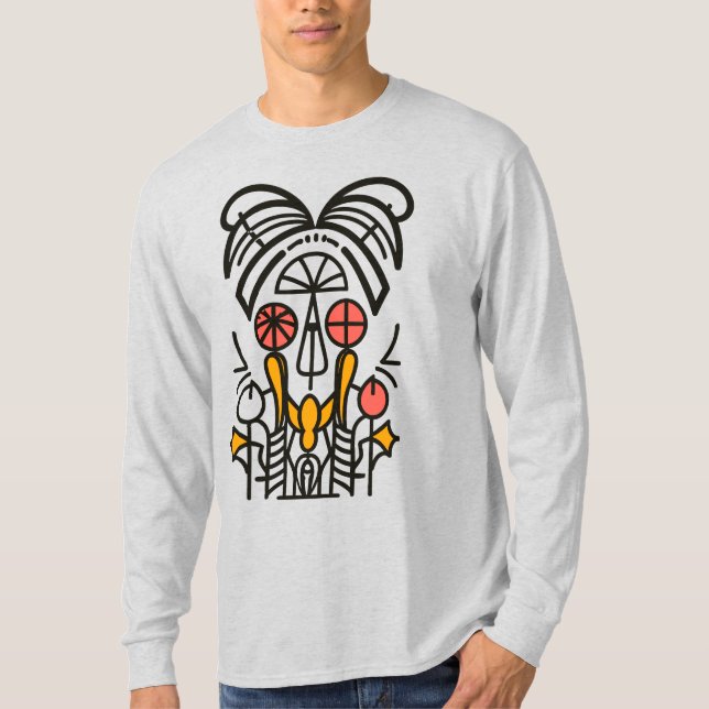 T-shirt Harmonie Abstraite : (Devant)
