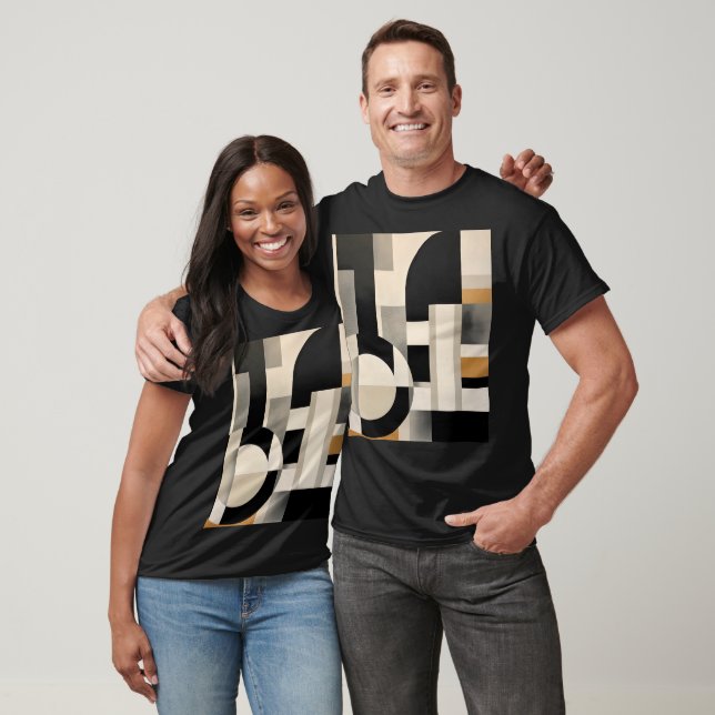 T-shirt Harmonie dans les nuances : Composition abstraite  (Unisexe)