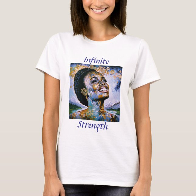 T-shirt "Harmonie dans l'or et le ciel" (Devant)