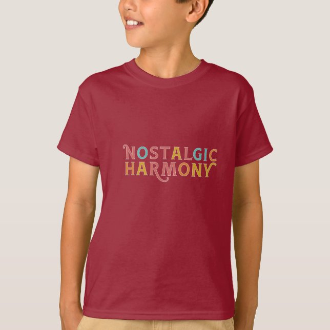 T-shirt Harmonie nostalgique (Devant)
