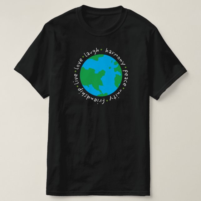 T-shirt Harmonie terrestre (Design devant)