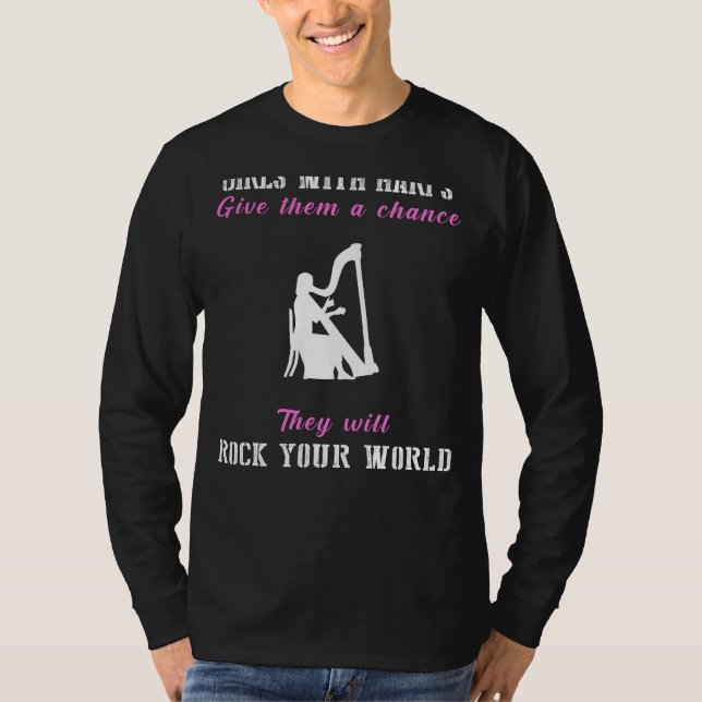 T-shirt Harmony Unleashed : Filles avec Harps Rock Tee (Devant)