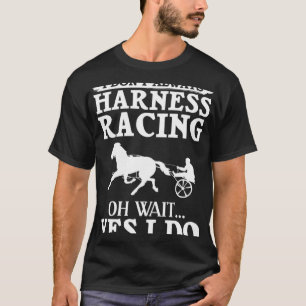T-shirt Harnais Course Horse Course Course Course Racer Tr
