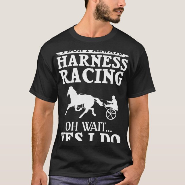 T-shirt Harnais Course Horse Course Course Course Racer Tr (Devant)