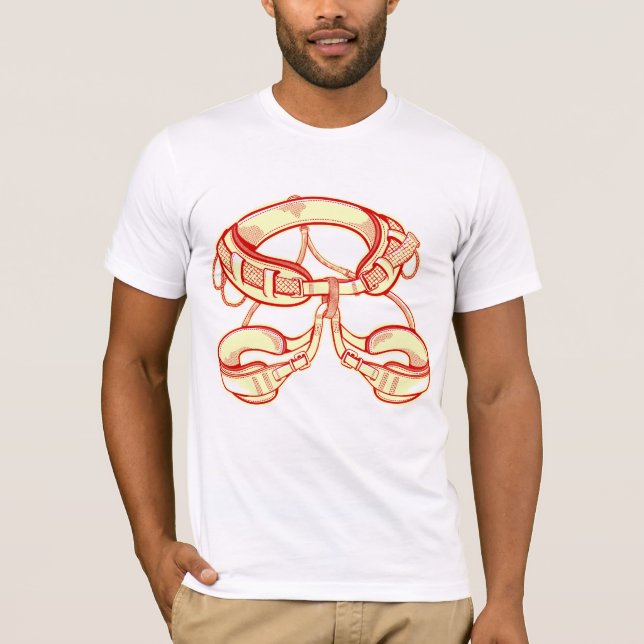 T-shirt Harnais escalade (Devant)