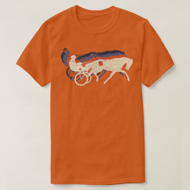 T-shirt Harnais Racing - Coloured Sports Horse Race T-Shir (Design devant)