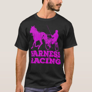 T-shirt Harness Horse Racing cheval